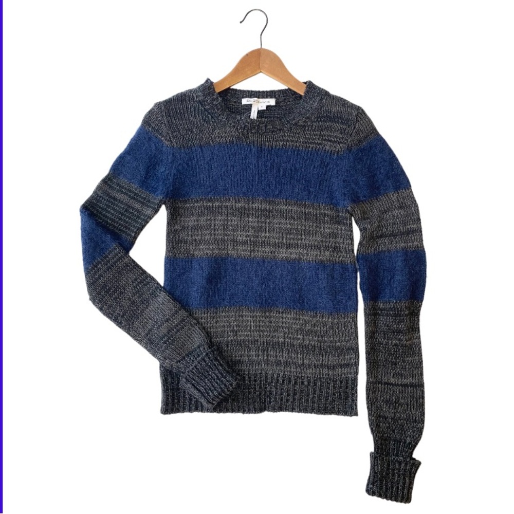 NWOT BCBG Wide Striped Crewneck Sweater
